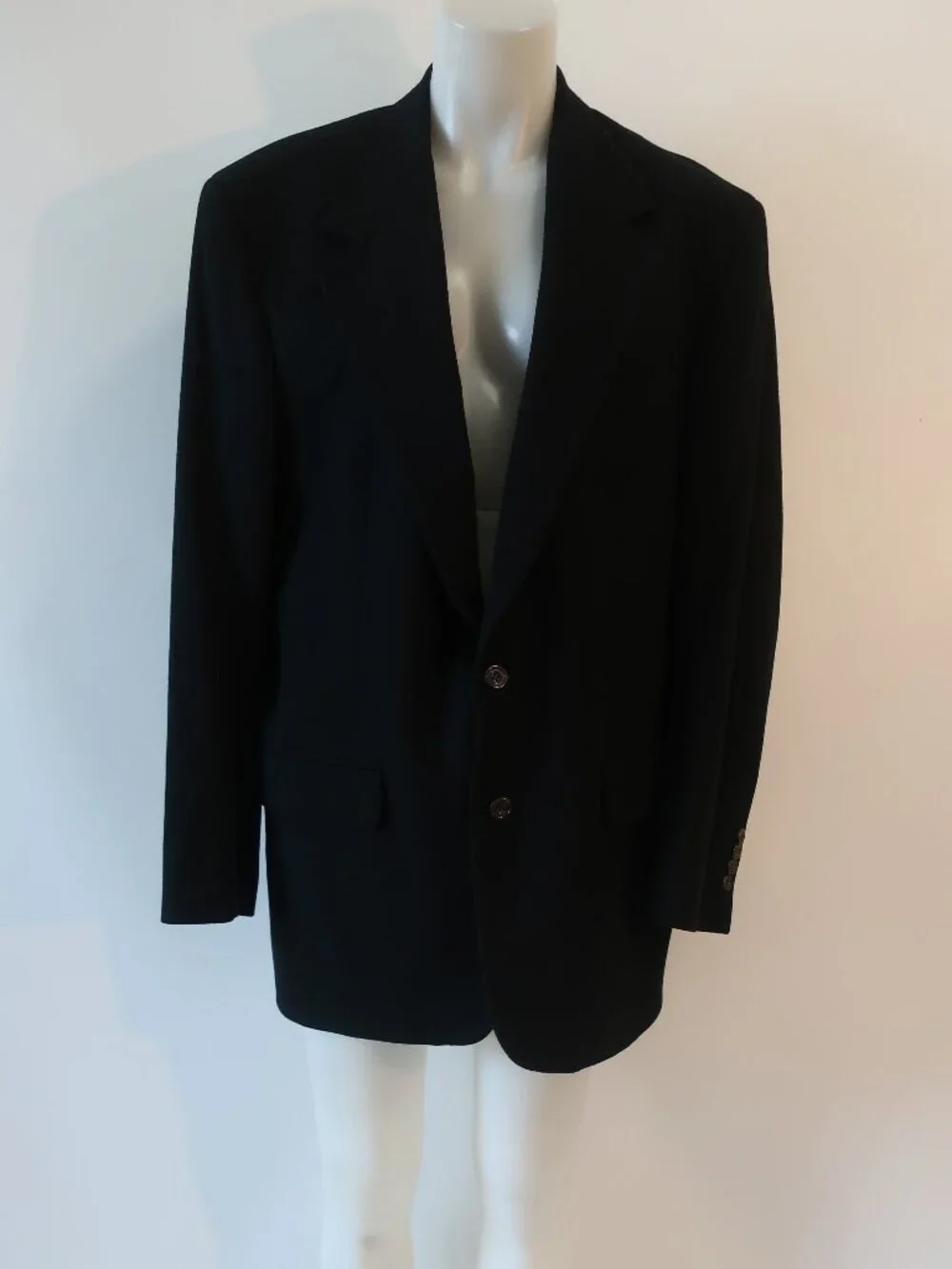 Mens Peterborough x Bloomingdale's Navy (Item-15) Pure Cashmere Sport Coat 42R